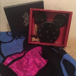 Disney X Coach Minnie Coin Case & Disney Scarf